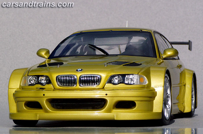 Diecast King PMA Minichamps BMW M3 GTR 2001 Phoenix Yellow