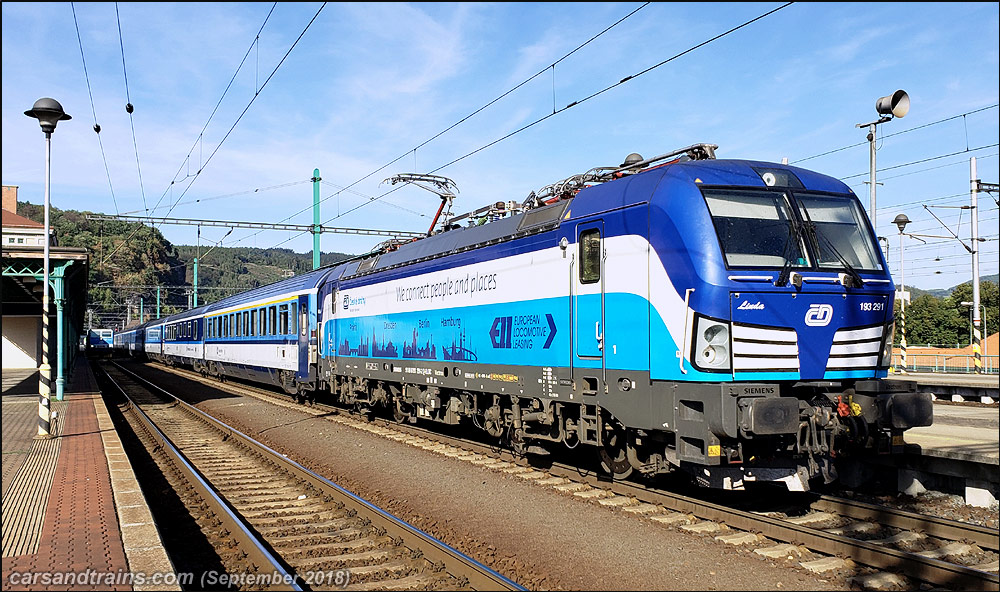 CD 193 291 2 Vectron is in Decin, Czech Republic