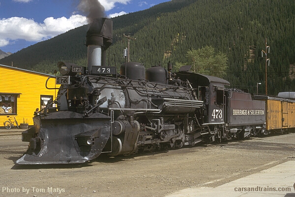 Steam locomotive #473 at Silverton