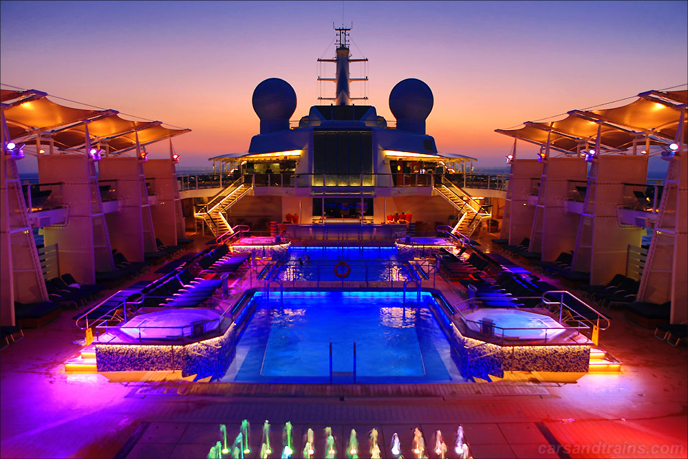 carsandtrains.com Celebrity Equinox outside decks Tom Cruise
