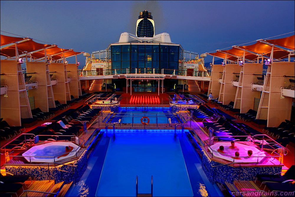 2012 The pool deck on the Celebrity Equinox